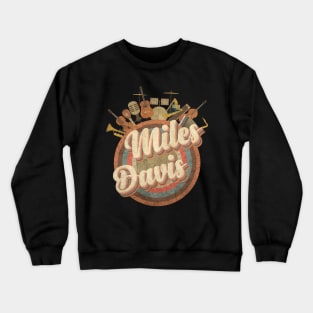 Music Tour Vintage Retro // Miles Davis Crewneck Sweatshirt